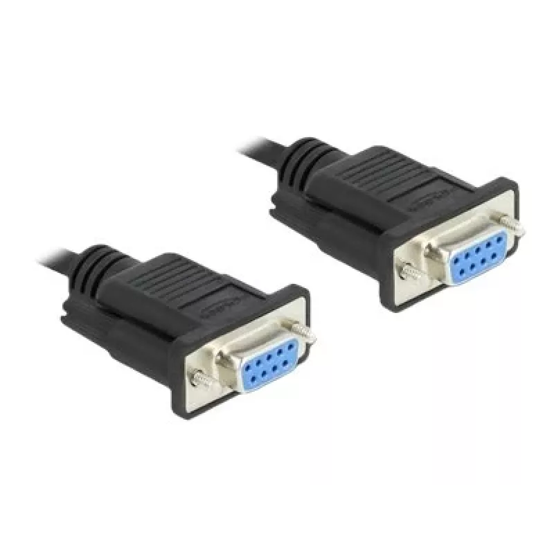 Serielles Kabel RS-232 DeLOCK 87308 0,5 m Buchse zu Buchse