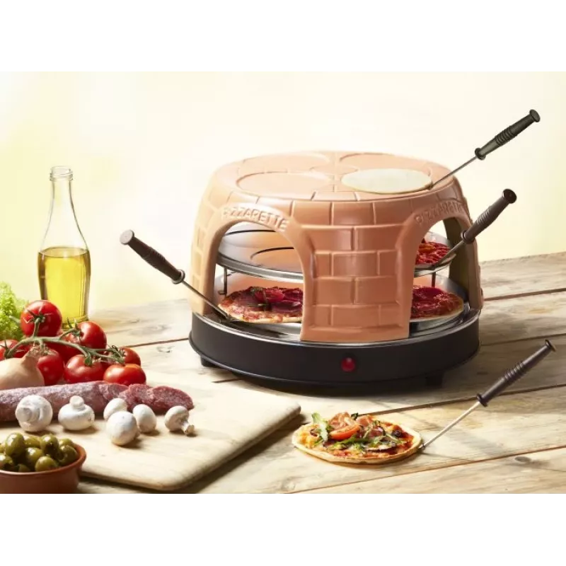 Elektrischer Pizzaofen Emerio PO-116124.1 mit Vorbackfunktion, geeignet für bis zu 8 Personen