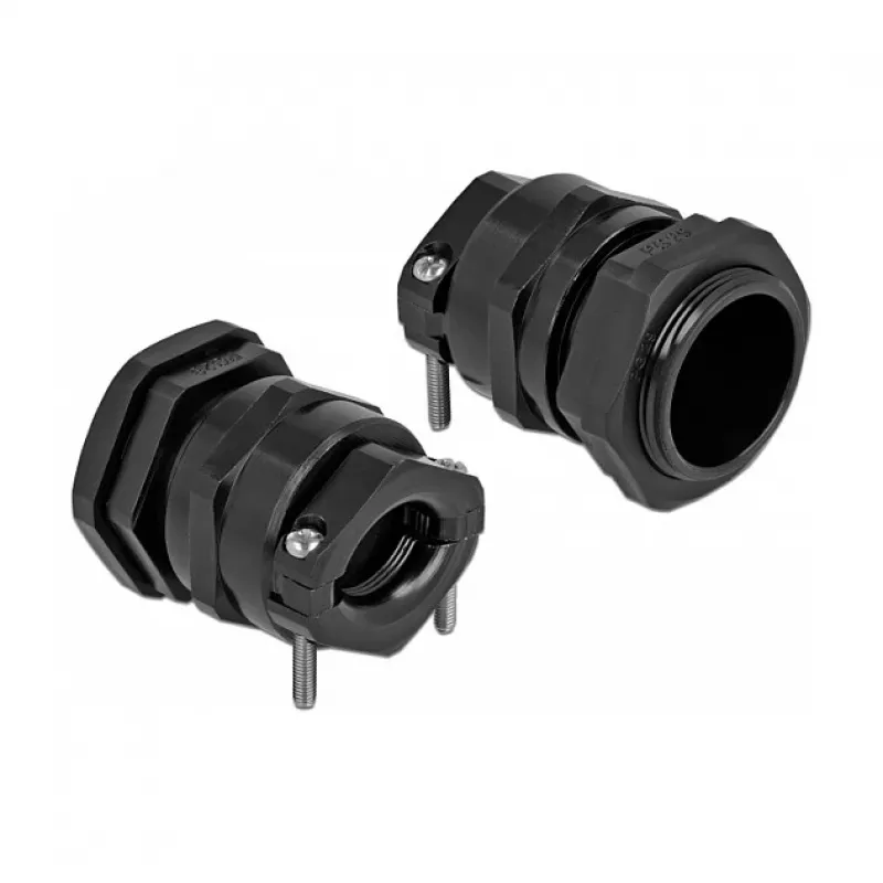 Kabelverschraubung DeLOCK 60361 Schwarz Metall Kunststoff