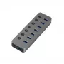 Adapter USB A 3.0 – 7 x USB 3.0 mit Schaltern