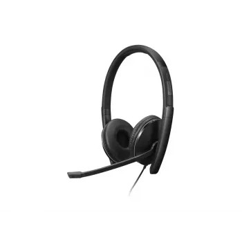 Lenovo 4XD1P83425 Kopfhörer/Headset Kabelgebunden Head-band Anrufe/Musik USB Typ-A Schwarz