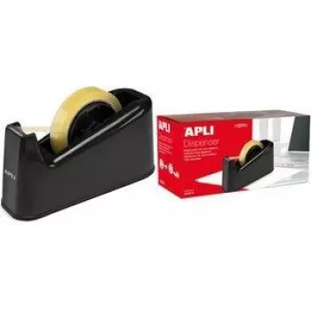 Bandabroller agipa 13741 – Gehäuse aus schwarzem ABS, für Band bis 25 mm × 66 m