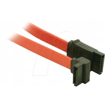 SATA-Kabel ShiverPeaks AK SATA 03 LG 30 cm abgewinkelt – internes Datenkabel, rechtwinkliger Stecker