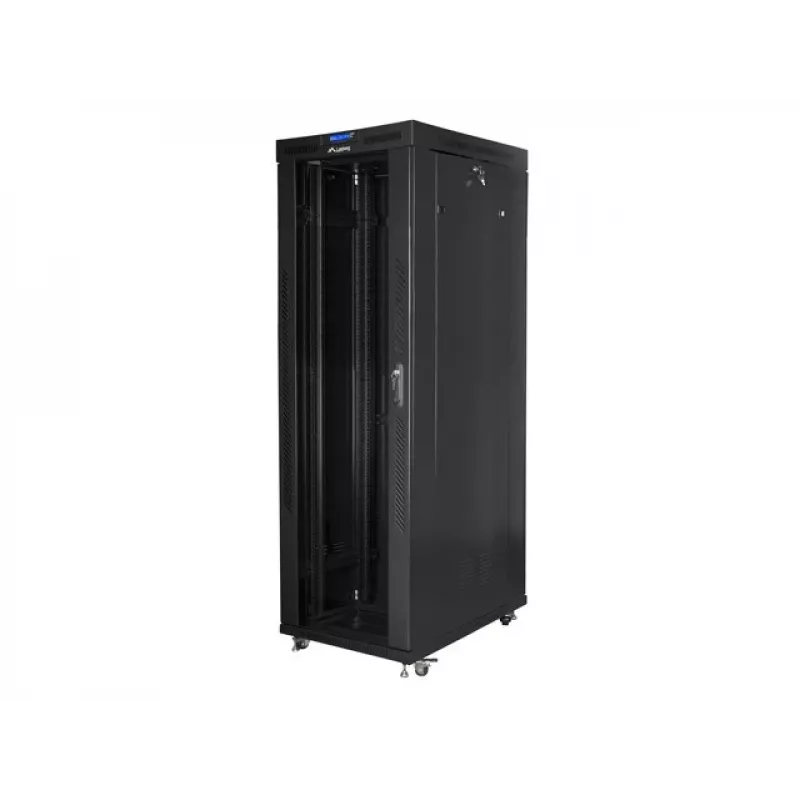 Freistehender Rackschrank LANBERG FF01-8042-12BL 42U 19 Zoll 800×1000×2127,5 mm Schwarz IP20 1200 kg