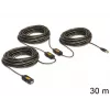 USB-Kabel DeLOCK 30m USB2.0 USB A Schwarz