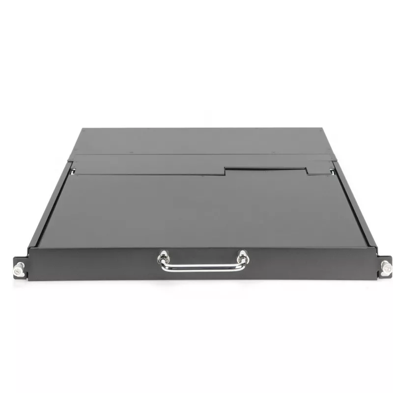 KVM-Konsole Digitus 17 Zoll HD LCD 8-Port VGA Deutsche Tastatur