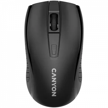 CANYON MW-7, 2,4 GHz kabellose Maus, 6 Tasten, DPI 800/1200/1600, mit 1 AA-Batterie, Größe 110*60*37 mm, 58 g, schwarz