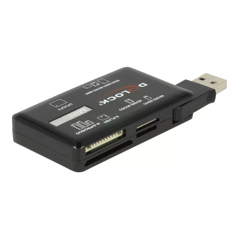 DeLOCK SuperSpeed USB Kartenleser CF SD Micro SD MS M2 xD 5 Gbps