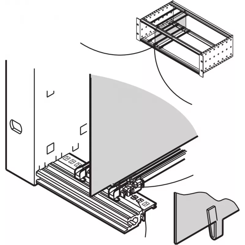 SCHROFF TRENNBLECHE 6U 220T - Rack-Zubehör (34562764)