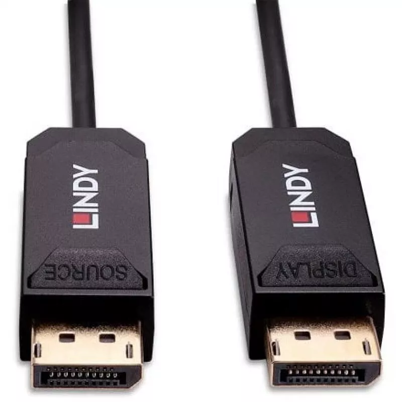 Lindy 50m Fibre Optic Hybrid DP 2.0 UBHR10 Kabel