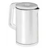 Wasserkocher MPM 1,7 L 2200 W Edelstahlgehäuse, Tasten, einstellbarer Thermostat, Sicherheitsverriegelung