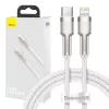 USB-C auf Lightning Kabel Baseus Cafule 1 m, 20 W, Zinkgehäuse, weiß