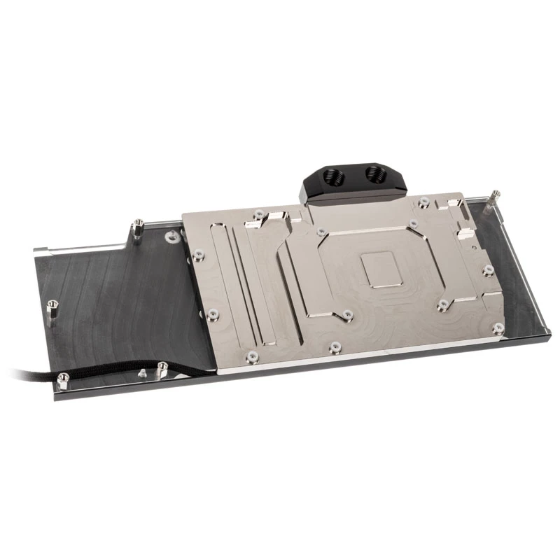 Watercool Full-Cover-GPU-Wasserkühler Heatkiller IV für Radeon RX 5700 / XT, Acryl + Nickel, RGB, schwarz