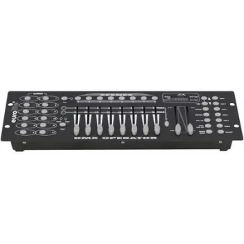 DMX-Lichtsteuergerät EUROLITE Operator 192 – 16 Kanäle, 19-Zoll-Rack (48,30 cm)