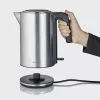 Wasserkocher SEVERIN WK 3449 — 1,7 L, 2400 W, Edelstahl/Kunststoff, schwarz-silber