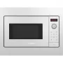 Einbau-Mikrowelle solo Bosch BFL523MW3, 800 W, 20 L, weiß, Touch- und Drehregler