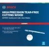 Bosch Wood 2-seitig sauber Stichsägeblatt Kohlenstoffstahl (HCS) 5 Stk.