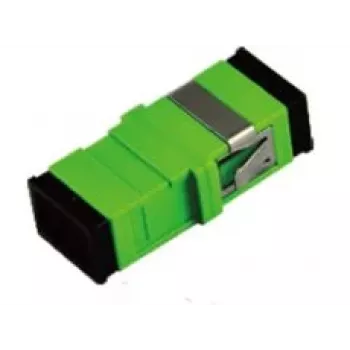 Extralink SC/APC Adapter, Single Mode, Simplex, No Flange, Grün