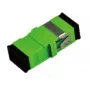 Extralink SC/APC Adapter, Single Mode, Simplex, No Flange, Grün