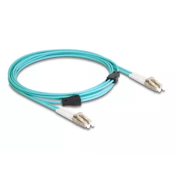 DeLOCK Glasfaserkabel LC Duplex auf LC Duplex OM3 3 m