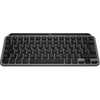 Tastatur Logitech MX Keys Mini für Mac QWERTZ Deutsch Schwarz Grau