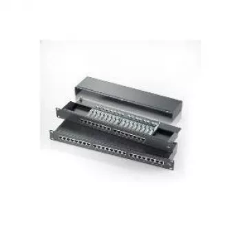 ROLINE 48,30cm (19)-Patchpanel 1 HE, 24 Ports, Cat.5e, schwarz (26.11.0328)