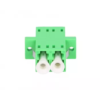 Extralink LC/APC Singlemode Duplex Glasfaseradapter, grün, LC/APC-Stecker