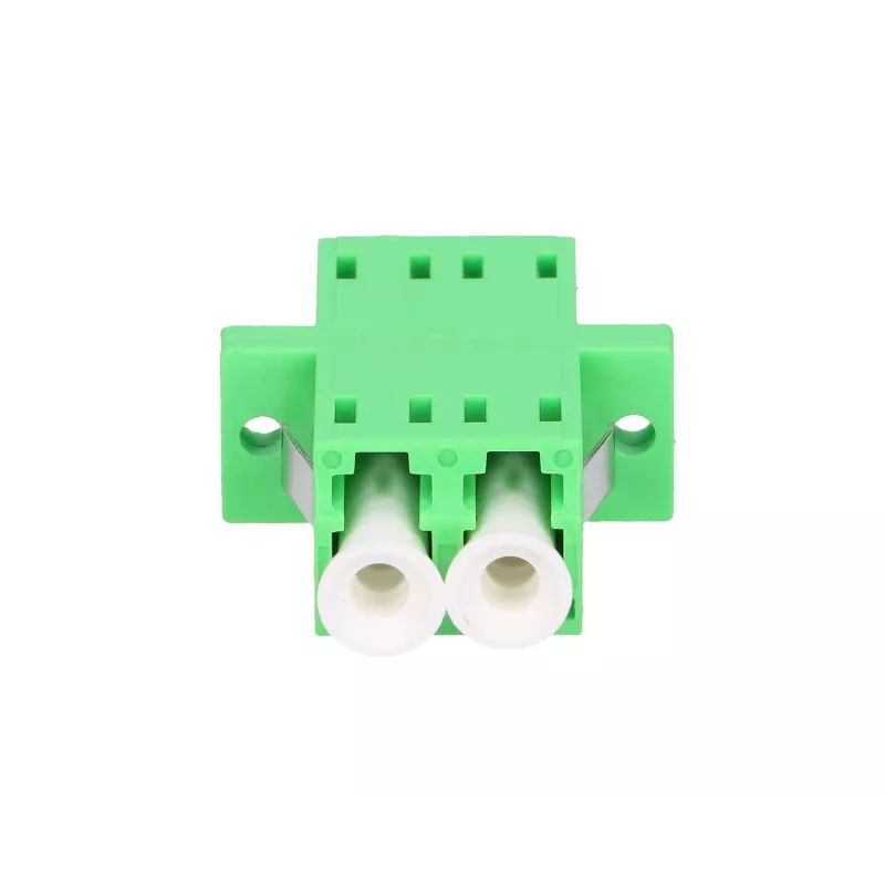 Extralink LC/APC Singlemode Duplex Glasfaseradapter, grün, LC/APC-Stecker