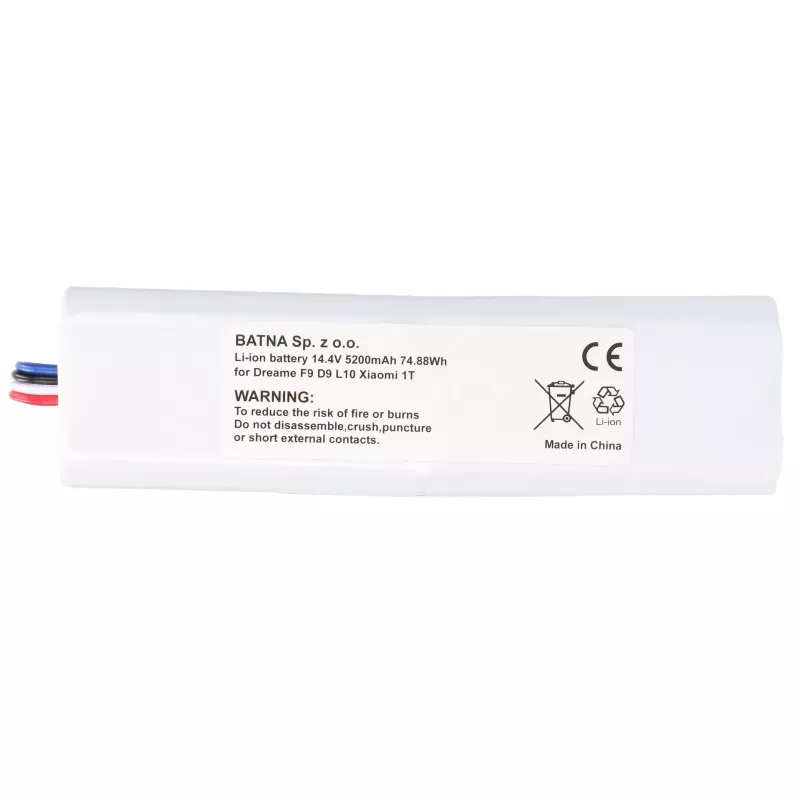 Batterie für Dreame Vacuum F9/D9 PRO, 14,4V 5200mAh
