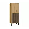 KAMARO 2DK schlank/GŁ Eiche ARTISAN DISPLAY CABINET