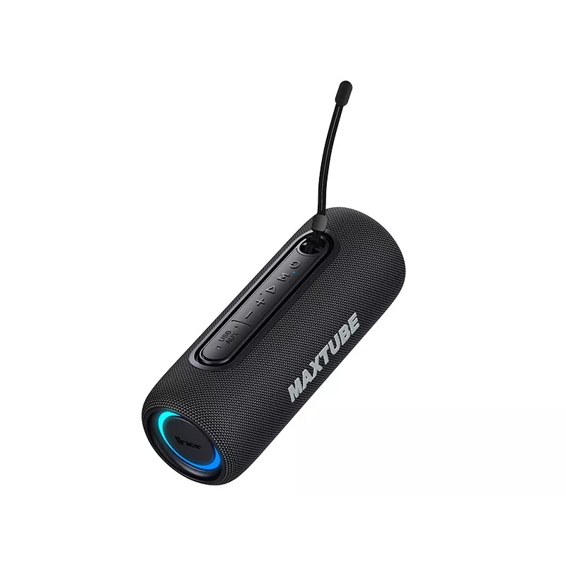 Lautsprecher TRACER MaxTube 20W TWS Bluetooth, schwarz — tragbarer kabelloser Sound, Stereoklang