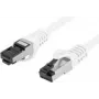 LANBERG Patchcord S/FTP Cat.8.1 1 m LSZH CU, Fluke-geprüft, weiß