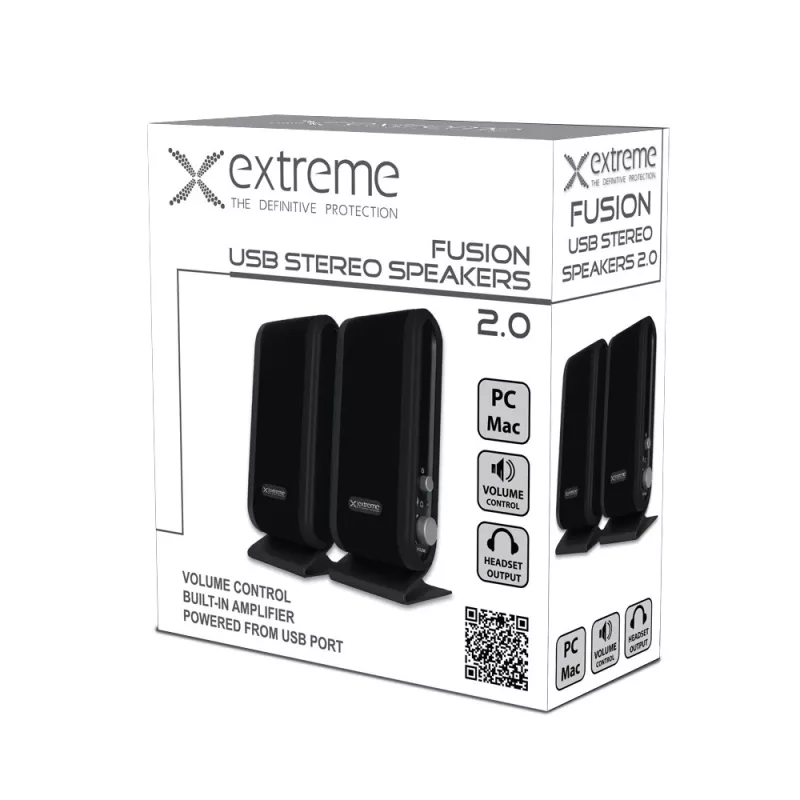 Extreme XP102 Lautsprecher 2.0 Kanäle 4 W Schwarz