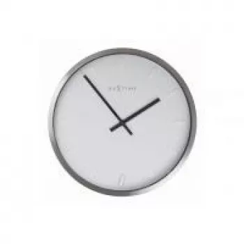 NeXtime Uhr 2991st Paniki, Ø34 cm, Wand, Weiß