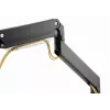Desk monitor mount GEMBIRD MA-DA3-03, 3-arm, gas spring, VESA 75–100x100, supports 3 displays up to 27 inch, max 18 kg, Schwarz