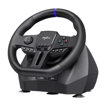 Gaming-Lenkrad PXN PXN-V900 Gen2 mit einstellbarer Empfindlichkeit und Vibrations-Feedback