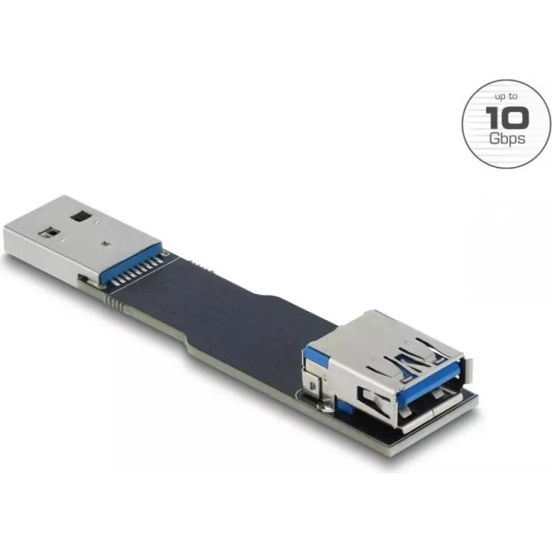 Gender-Adapterkabel DELOCK 67420 — USB Typ-A auf Typ-A, Schwarz