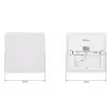 Deckenleuchte Tellur Tellur WiFi LED 24W Quadratisch — 24W LED, quadratische Deckenleuchte, WLAN-Steuerung