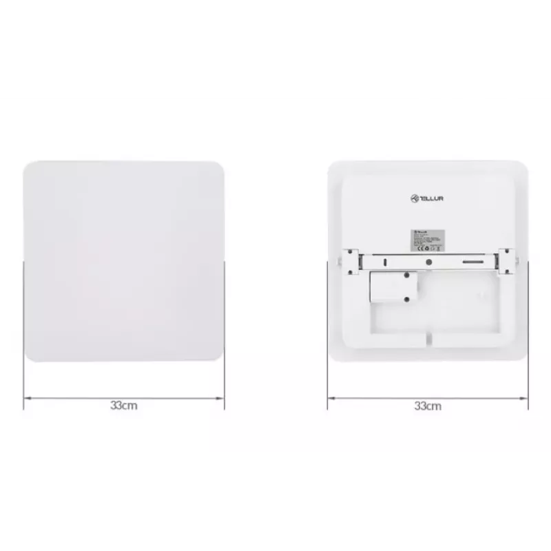 Deckenleuchte Tellur Tellur WiFi LED 24W Quadratisch — 24W LED, quadratische Deckenleuchte, WLAN-Steuerung