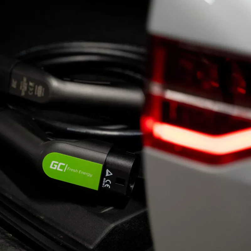 Ladekabel für Elektrofahrzeuge Grün Cell EV13 Schwarz Typ 2 5m