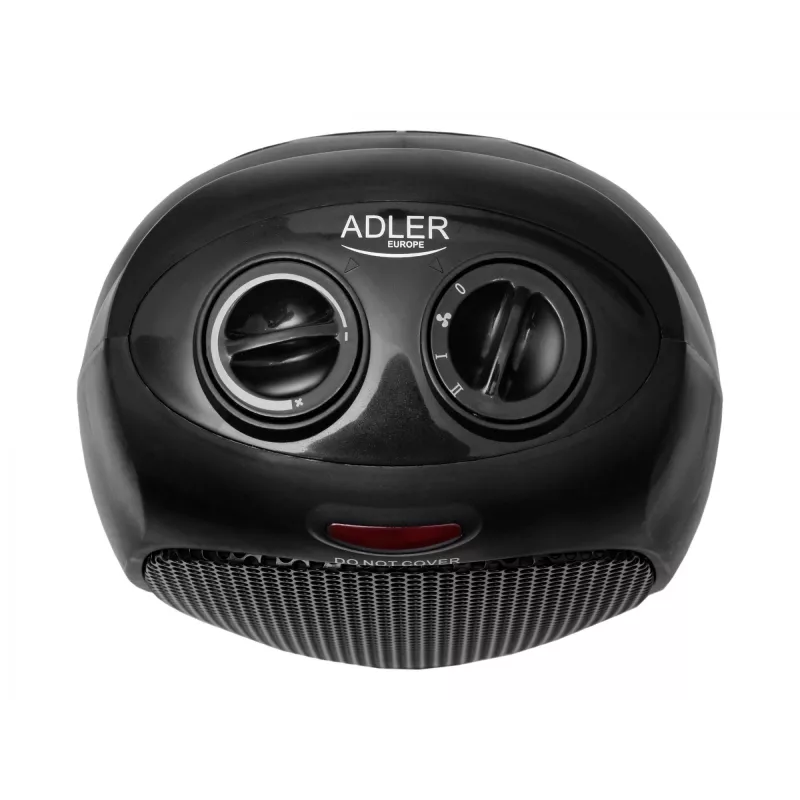 Adler AD 7702 Ventilator-Elektroheizgerät Innenbereich Edelstahl 1500 W