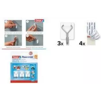 tesa Powerstrips Klebehaken für max. 1,0 kg, 3 St. (57615-00003-00)