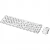 Logitech MK950 Signature Slim Tastatur Maus inklusive Office RF Wireless + Bluetooth QWERTZ Deutsch Graphite Weiß