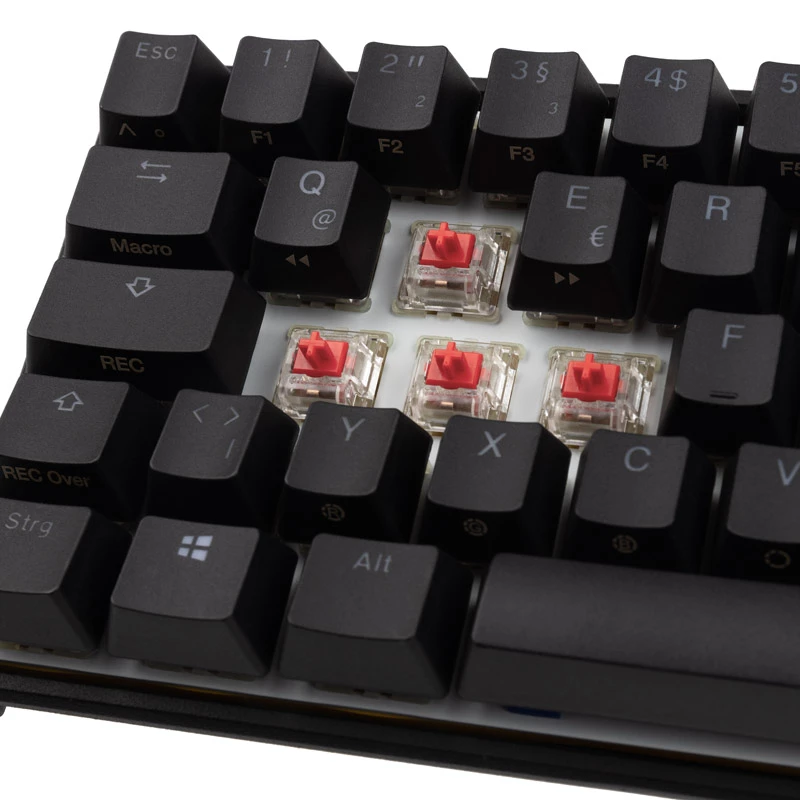 Ducky Mecha Pro SF Tastatur Gaming USB Deutsch Schwarz
