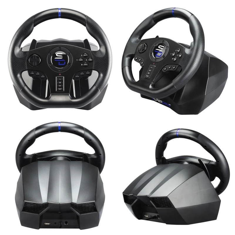 Lenkrad + Pedale Subsonic SV750 Schwarz 270° Rotation USB