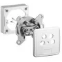 Wentronic Goobay SET 4-Loch Antennen-Dose, 2dB - Stich- oder Enddose, DC-Durchgang (67089)
