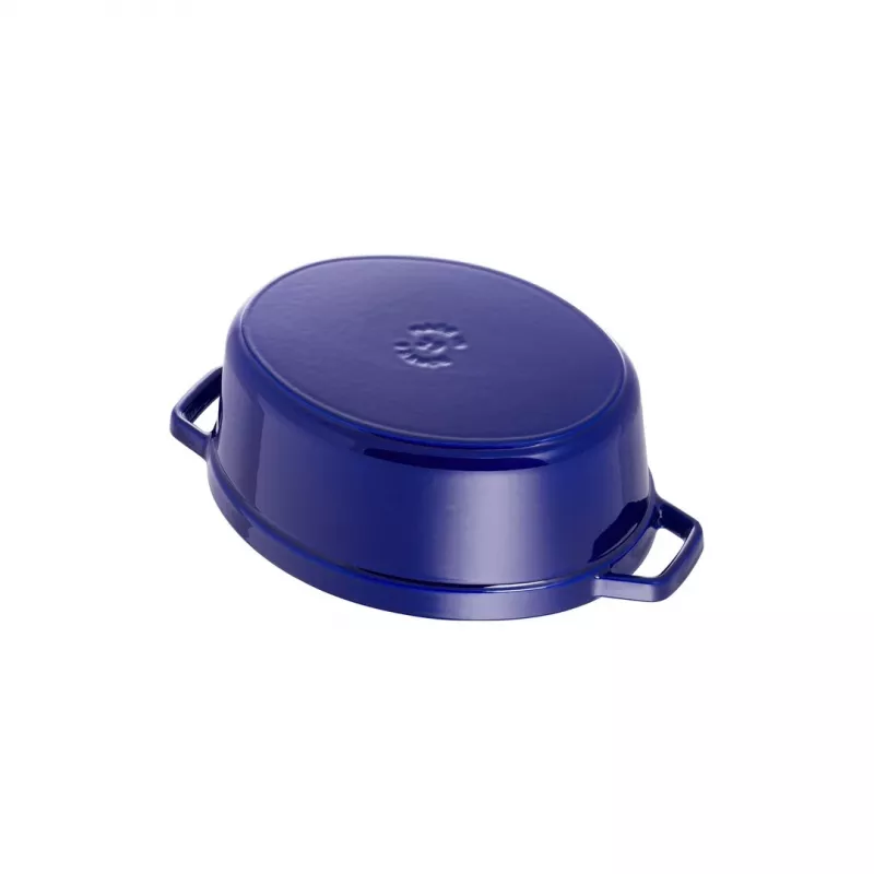 Gusseisen-Kokotte Staub 4,25 L, 29 cm, blau