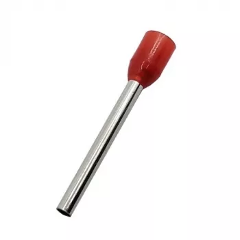 Crimpisolierter Anschluss 1,5mm²/16AWG für Kabel, Kupfer, rot, 100 Stück
