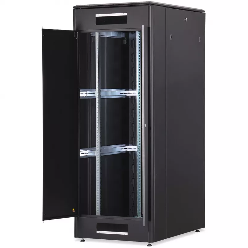 DIGITUS Netzwerkschrank Unique 42HE 2053x800x1000mm schwarz (Speditionsversand)