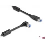 DeLOCK USB-Kabel Typ-A Stecker auf Typ-B Stecker 90° abgewinkelt 1 m